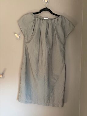 Brunello Cucinelli Short-Sleeve Shift Dress